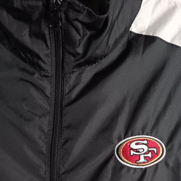NFL Black and Gray Windbreaker Jacket - Picture 6 of 15